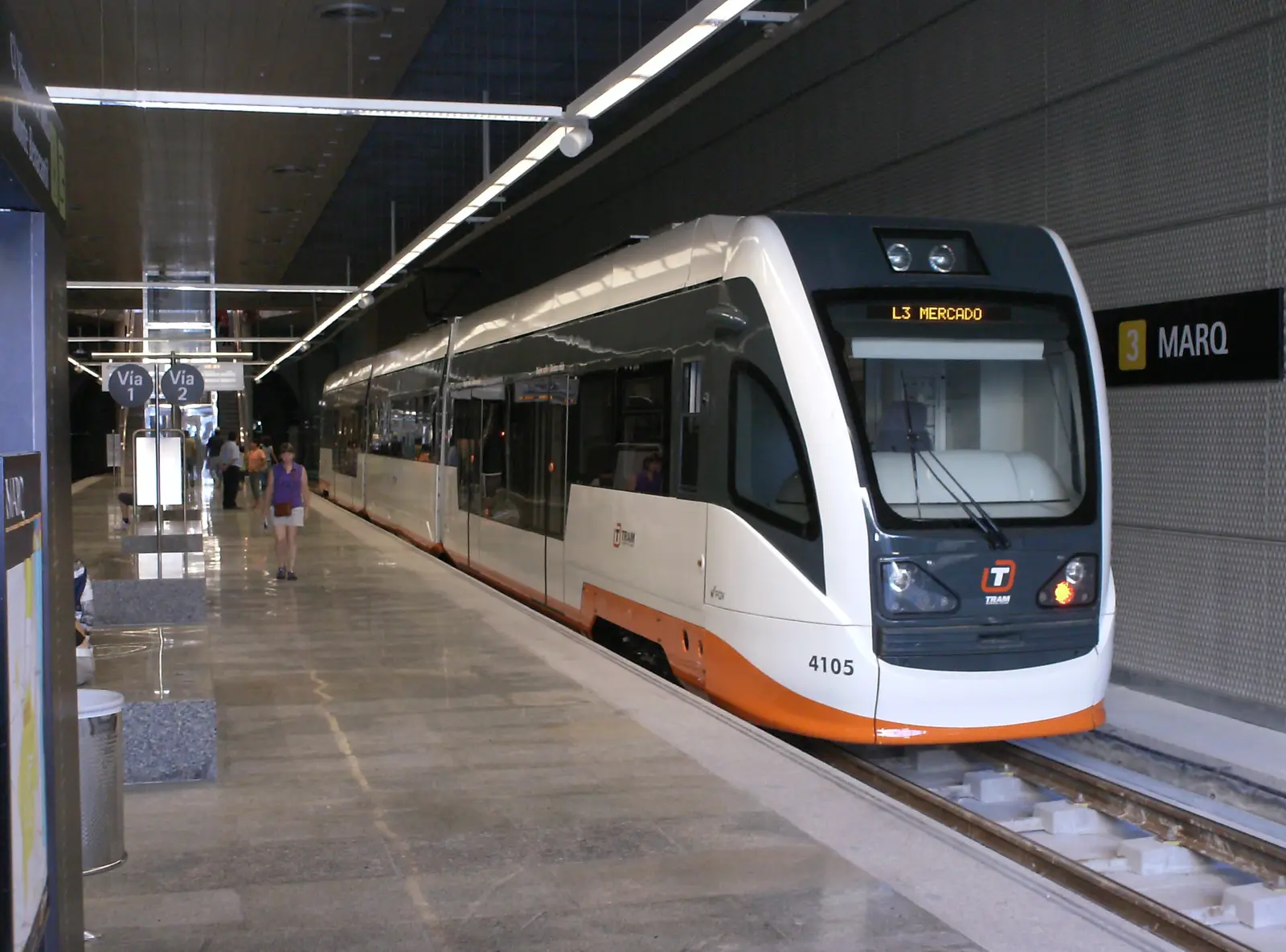 TRAM-stationen MARQ i Alicante