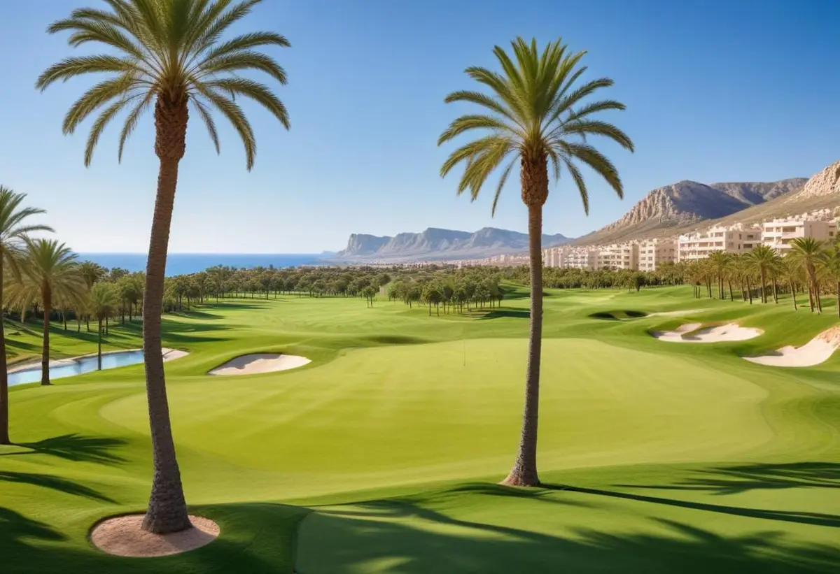 Golfresor till Alicante illustration