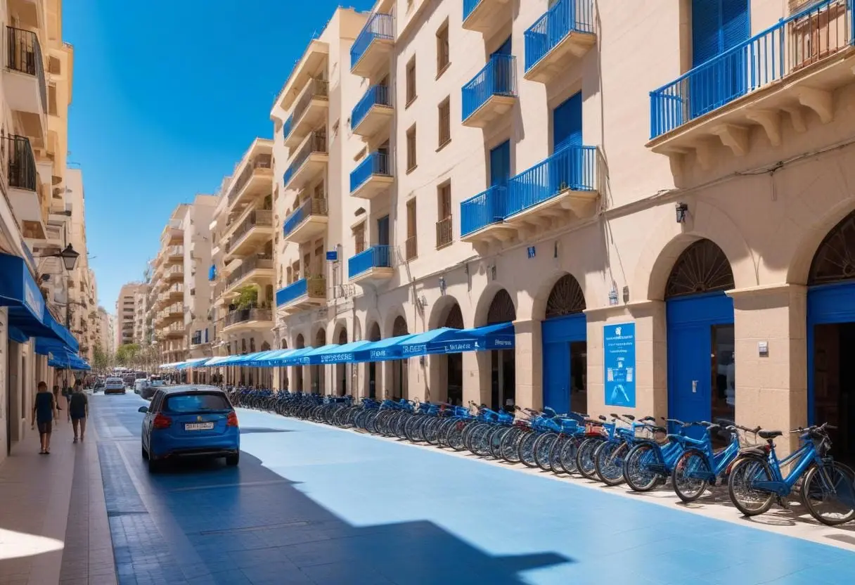Särskilda trafikregler att tänka på i Alicante illustration