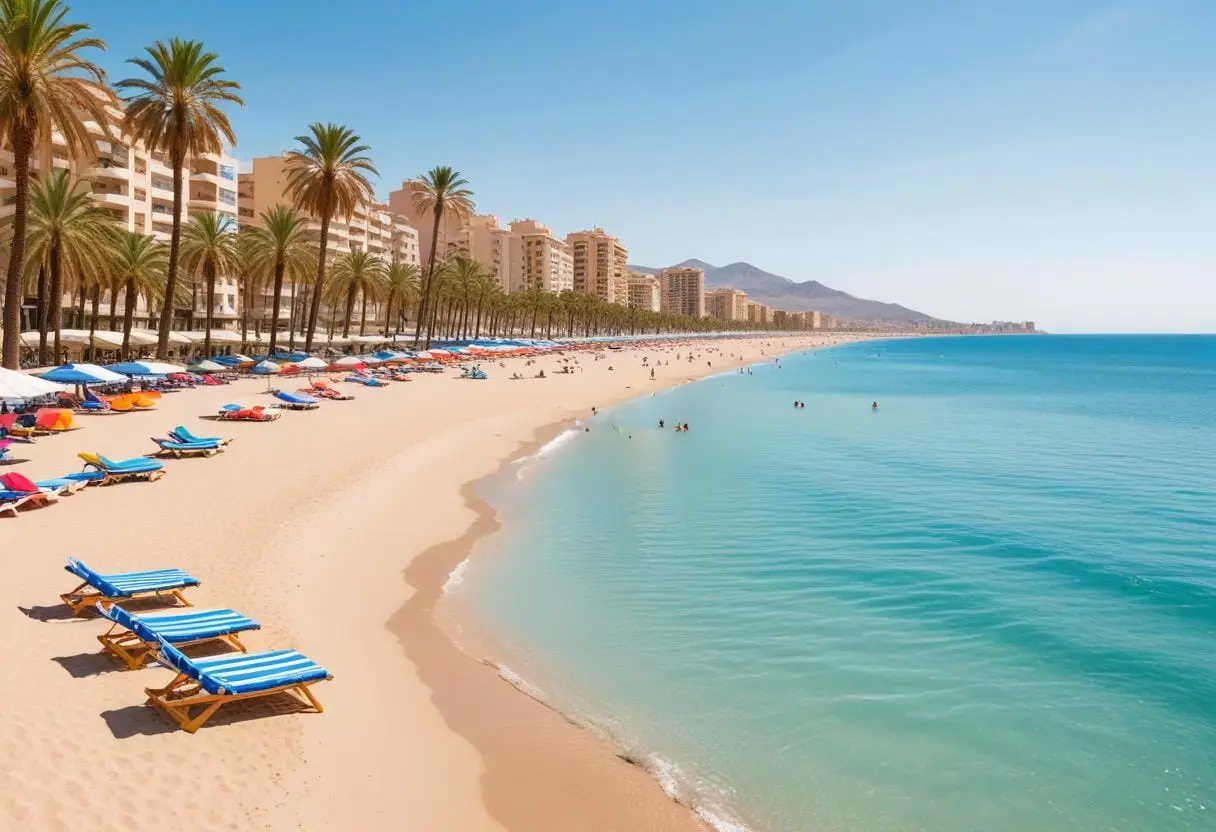 Resa med barn till Alicante illustration