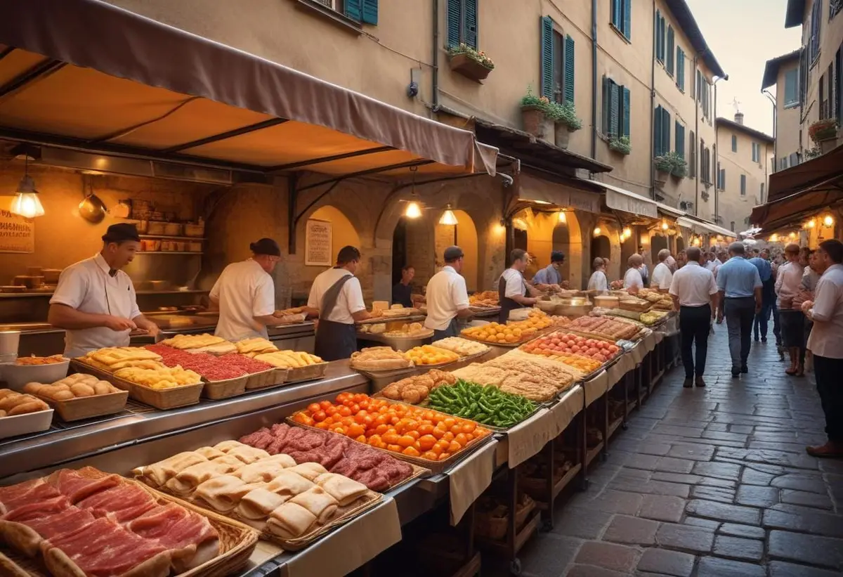 Street food i Alicante illustration