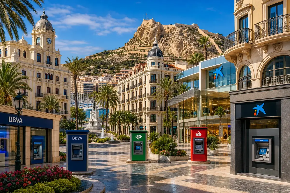 Hitta banktjänster och öppettider i Alicante enkelt! illustration