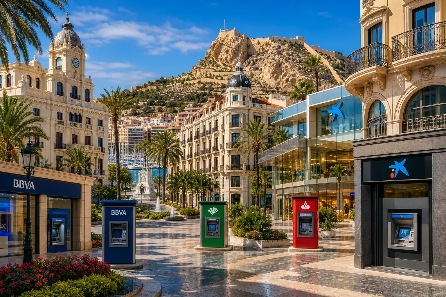 Hitta banktjänster och öppettider i Alicante enkelt! illustration